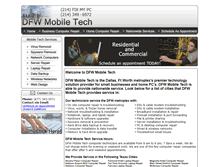 Tablet Screenshot of dfwmobiletech.com